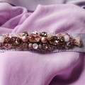 princešu kleita, tills ar punktiņiem, swarovsky izšuvumus, josta ar dekoru, auskari ar pērlēm, tilla kleita, bērnu kleita, šūšana pārdaugavā, balles kleita bērnam