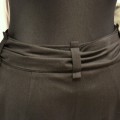 melnas vilnas bikses, ieločbikses, josta bante, sasienama, siltas bikses ar ielocēm