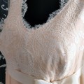 viskoze kāzu kleita maigā pūdertonī, mežgīnes ivory, inidividuāli šūta kāzu kleita ar jostu, kāzu kleita grūtniecei, liela izmēra kāzu keita. kāzu kleita ar garām piedurknēm
