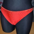 grand prix, fitness, bodybilding, peldkostīms, swiming suit, sarkans bikini ar swarovsky, šūšana